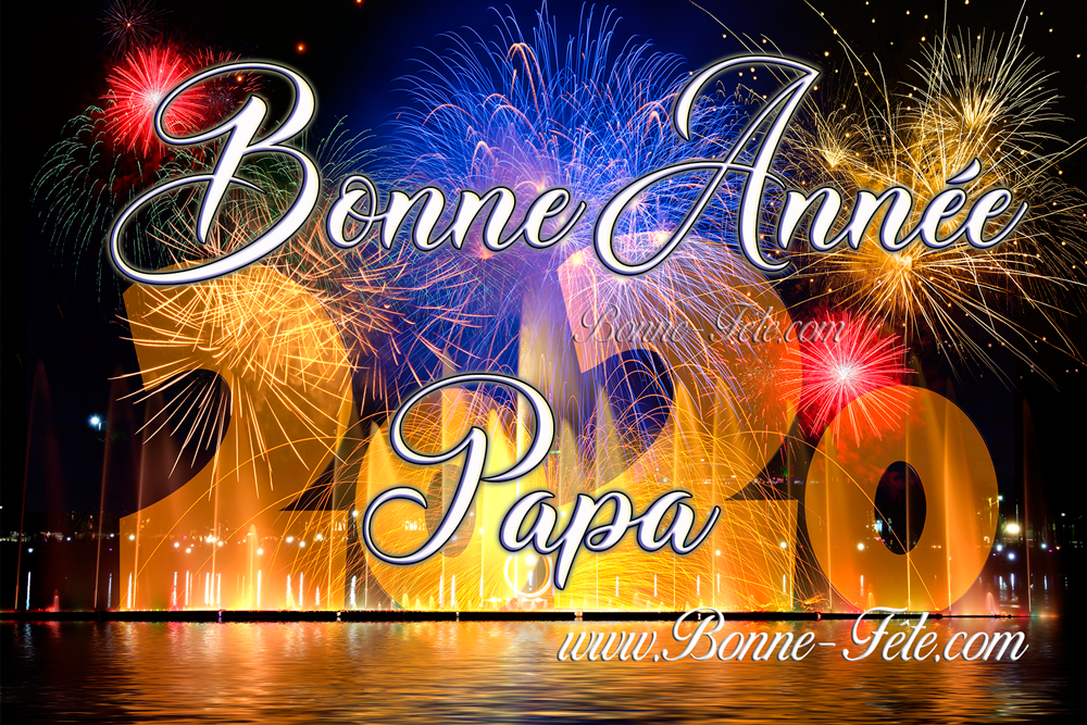 Bonne année papa