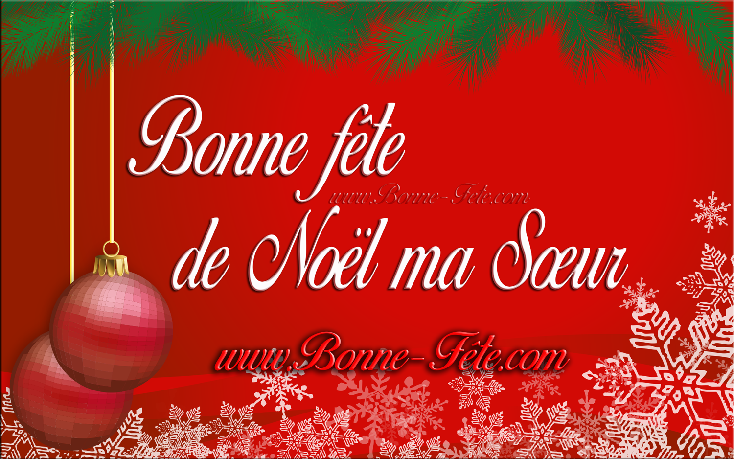 Joyeux noel ma soeur