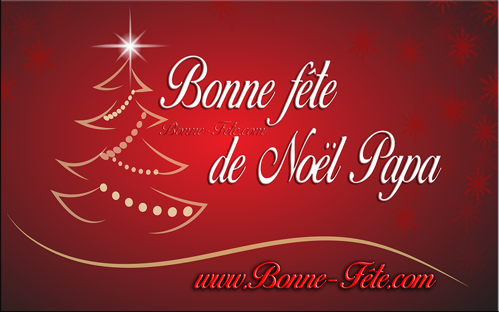 Joyeux noel papa