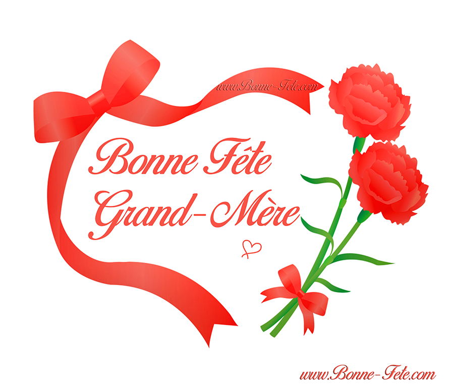 Bonne fête grand mère Bonne fête