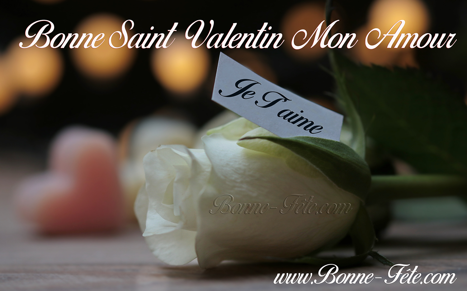 Saint-Valentin je t'aime mon amour poeme texte image