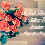 Mariage de ma tante, felicitation de mariage