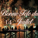 Fete du 14 juillet feu d'artifice