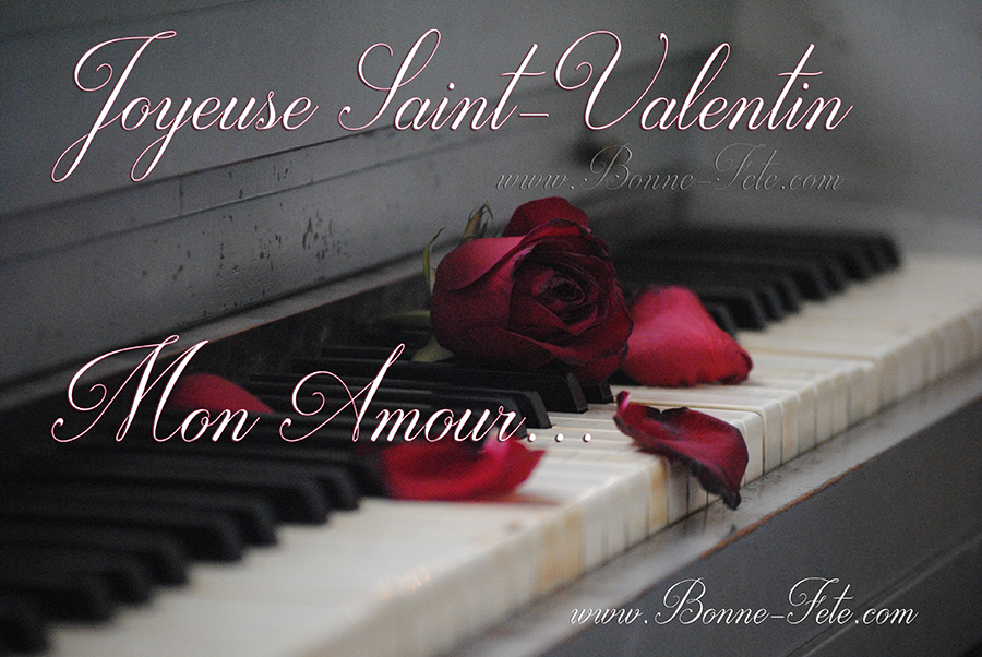 Joyeuse Saint-Valentin mon amour