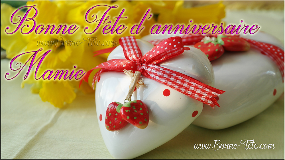 Joyeux anniversaire grand-mère, bon anniversaire