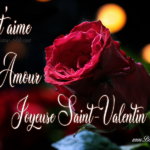 La femme que j'aime Saint Valentin