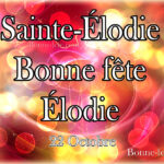 Prénom Élodie Sainte-Élodie