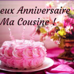 Bon anniversaire ma cousine SMS texte Message Bonne fête