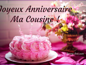 Bon anniversaire ma cousine SMS texte Message Bonne fête