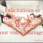 Félicitation et voeux de mariage à une amie Ma chère amie, je suis submergée d'émotions en t'écrivant ces lignes. Je suis si fière de toi et du grand pas que tu as franchi aujourd'hui.