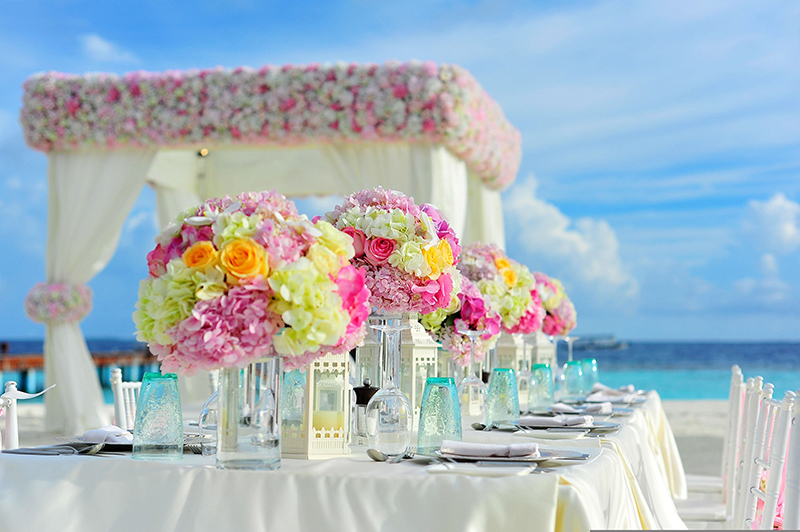 organiser un mariage sur la plage