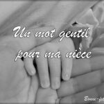 mot gentil pour ma nièce